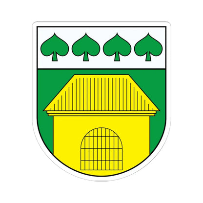 Wappen Triebel (Germany) (Coat of Arms) STICKER Vinyl Kiss-Cut Decal 6 Inch White - The Sticker Space