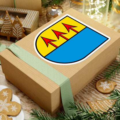 Wappen Uezwil AG (Switzerland) (Coat of Arms) STICKER Vinyl Kiss-Cut Decal - The Sticker Space