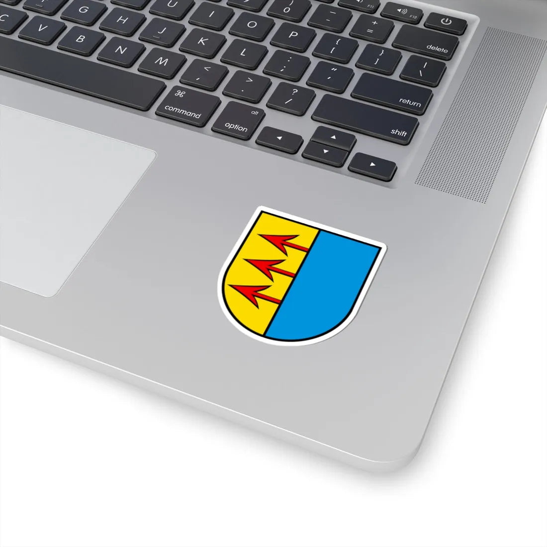 Wappen Uezwil AG (Switzerland) (Coat of Arms) STICKER Vinyl Kiss-Cut Decal - The Sticker Space
