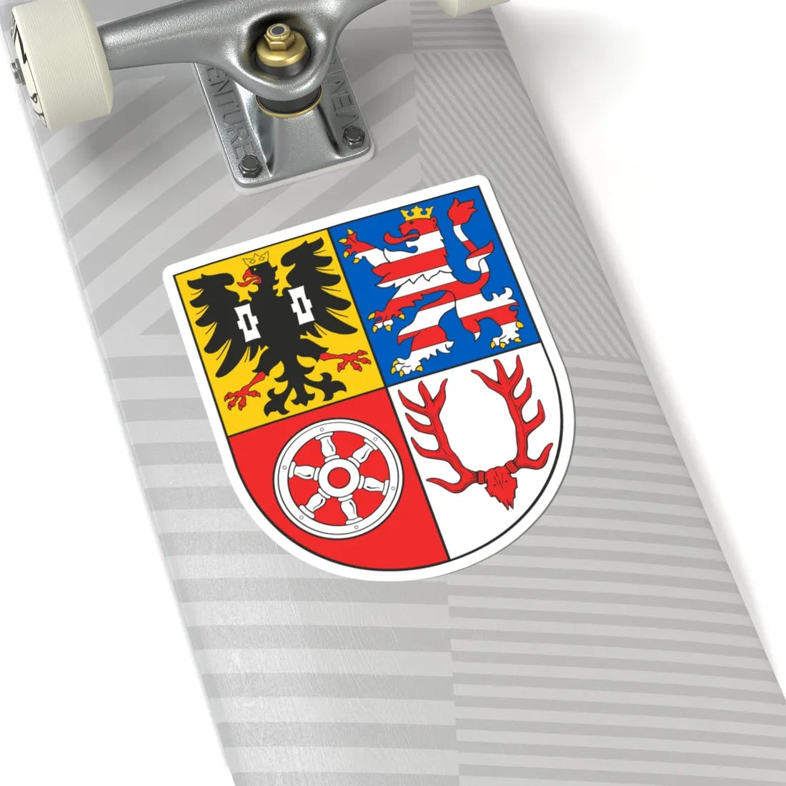 Wappen Unstrut-Hainich-Kreis (Germany) (Coat of Arms) STICKER Vinyl Kiss-Cut Decal - The Sticker Space