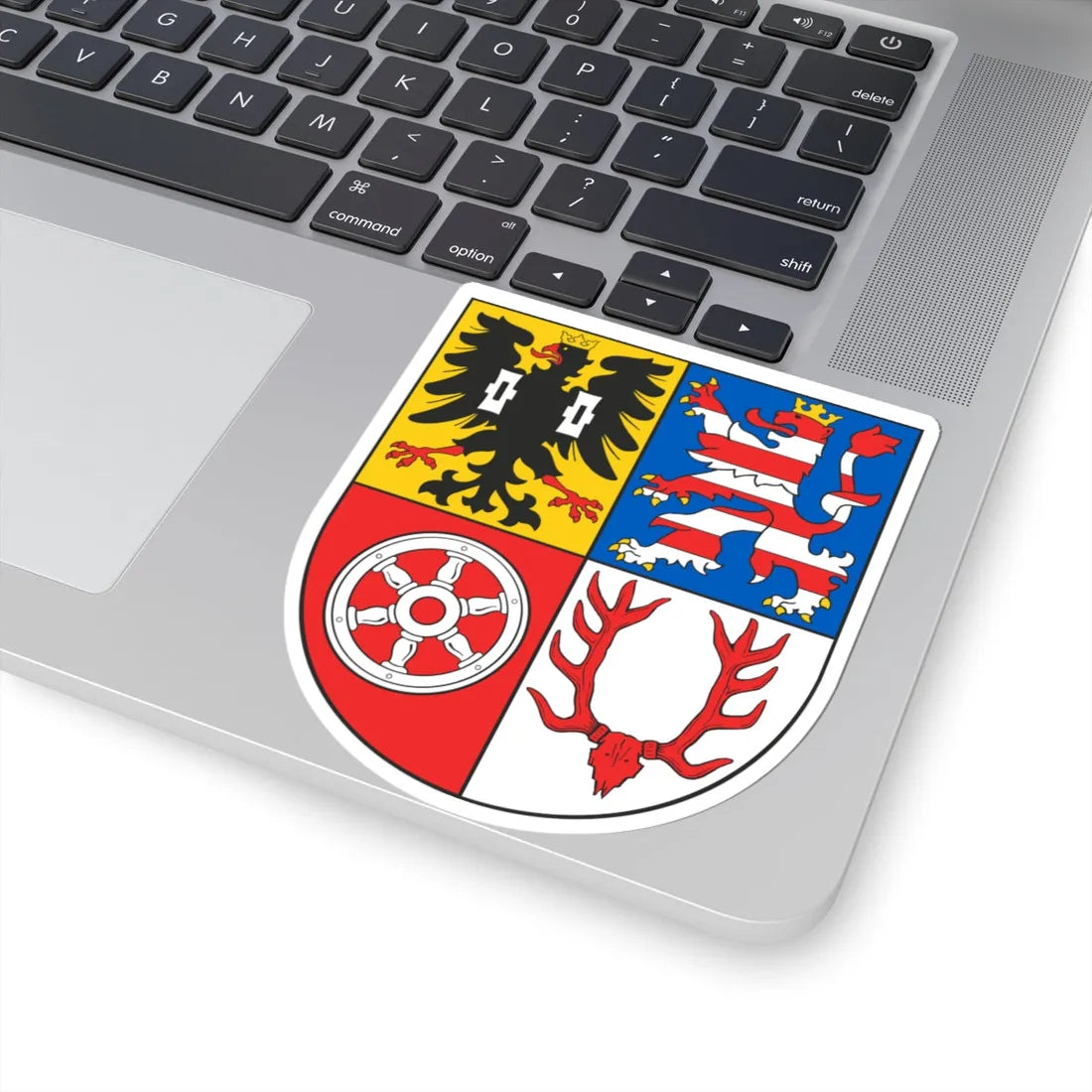 Wappen Unstrut-Hainich-Kreis (Germany) (Coat of Arms) STICKER Vinyl Kiss-Cut Decal - The Sticker Space