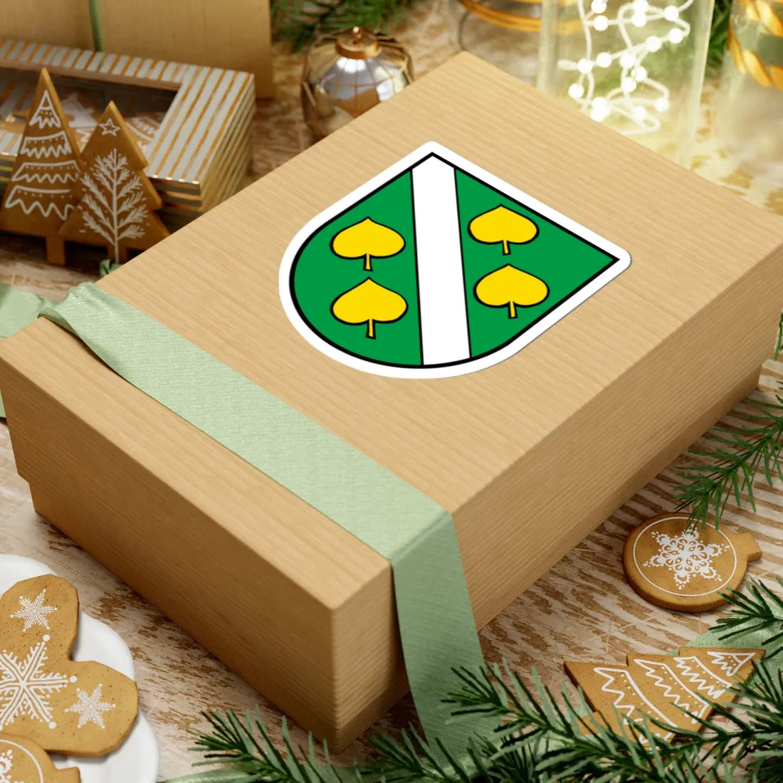 Wappen Unterbözberg AG (Switzerland) (Coat of Arms) STICKER Vinyl Kiss-Cut Decal - The Sticker Space