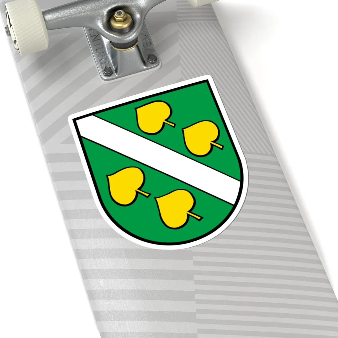 Wappen Unterbözberg AG (Switzerland) (Coat of Arms) STICKER Vinyl Kiss-Cut Decal - The Sticker Space