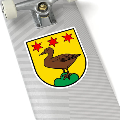 Wappen Unterentfelden (Switzerland) (Coat of Arms) STICKER Vinyl Kiss-Cut Decal - The Sticker Space