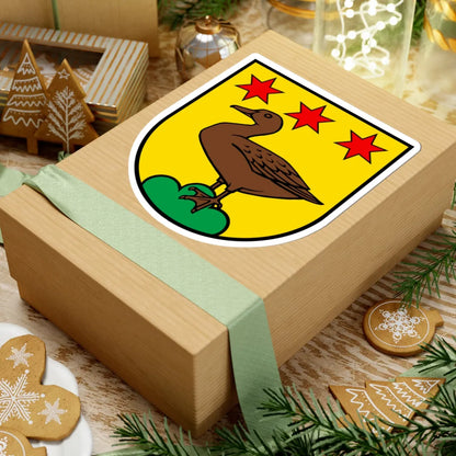 Wappen Unterentfelden (Switzerland) (Coat of Arms) STICKER Vinyl Kiss-Cut Decal - The Sticker Space