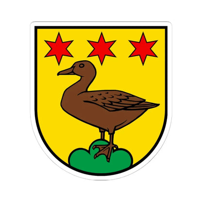 Wappen Unterentfelden (Switzerland) (Coat of Arms) STICKER Vinyl Kiss-Cut Decal - The Sticker Space