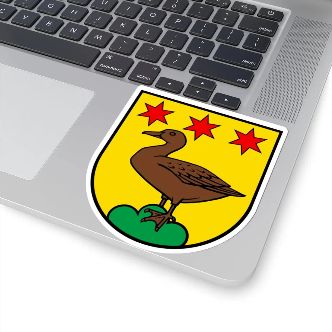 Wappen Unterentfelden (Switzerland) (Coat of Arms) STICKER Vinyl Kiss-Cut Decal - The Sticker Space