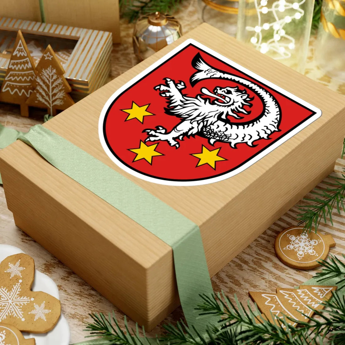 Wappen Untermeitingen (Germany) (Coat of Arms) STICKER Vinyl Kiss-Cut Decal - The Sticker Space