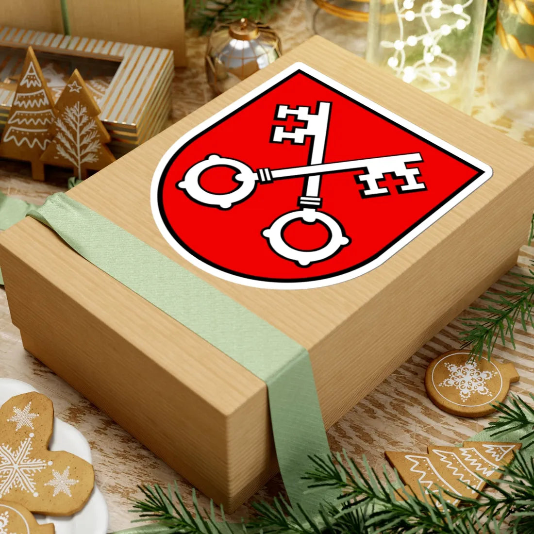 Wappen Untersiggenthal AG (Switzerland) (Coat of Arms) STICKER Vinyl Kiss-Cut Decal - The Sticker Space