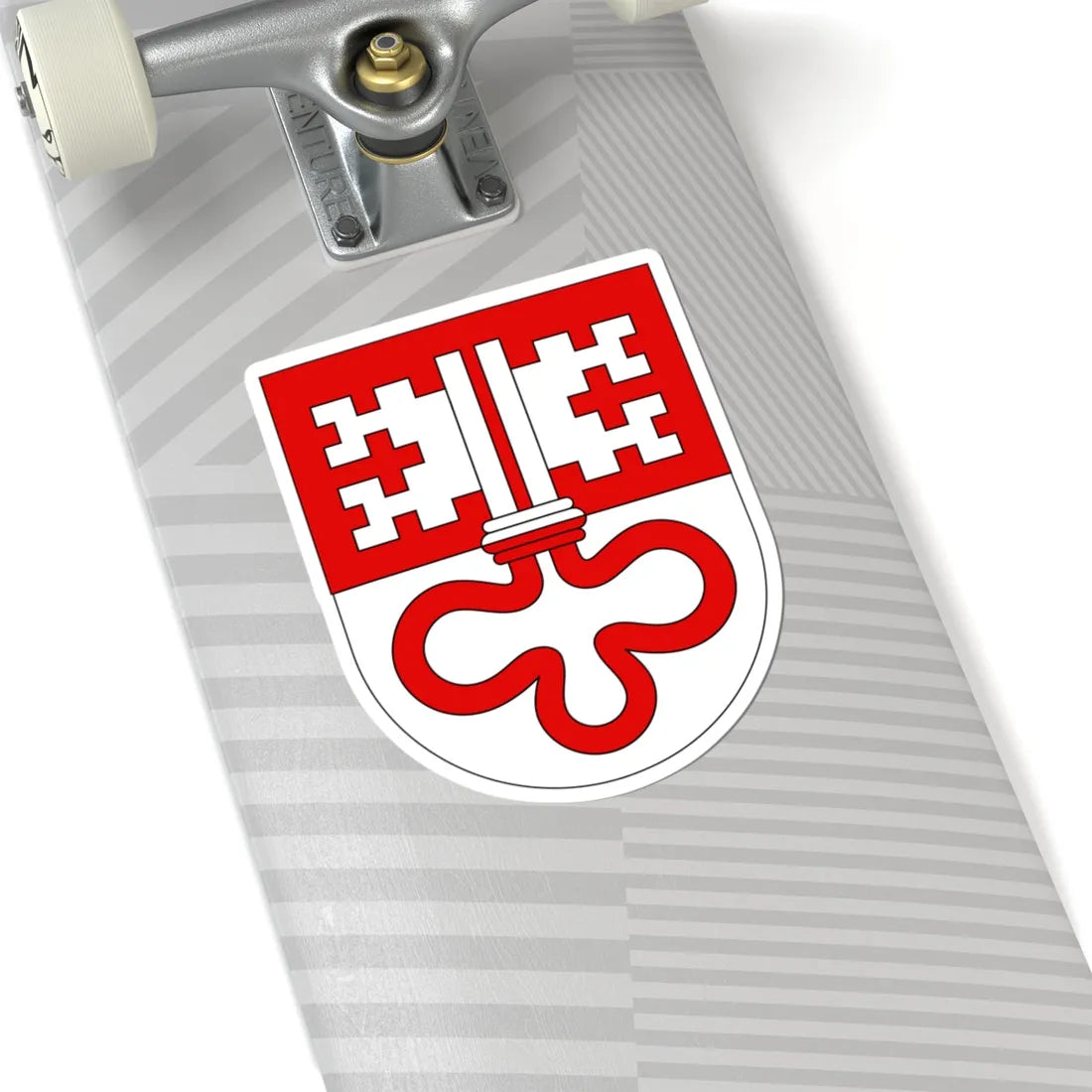 Wappen Unterwalden alt (Switzerland) (Coat of Arms) STICKER Vinyl Kiss-Cut Decal - The Sticker Space