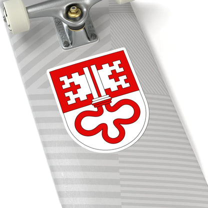 Wappen Unterwalden alt (Switzerland) (Coat of Arms) STICKER Vinyl Kiss-Cut Decal - The Sticker Space