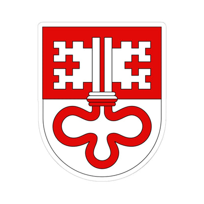 Wappen Unterwalden alt (Switzerland) (Coat of Arms) STICKER Vinyl Kiss-Cut Decal - The Sticker Space