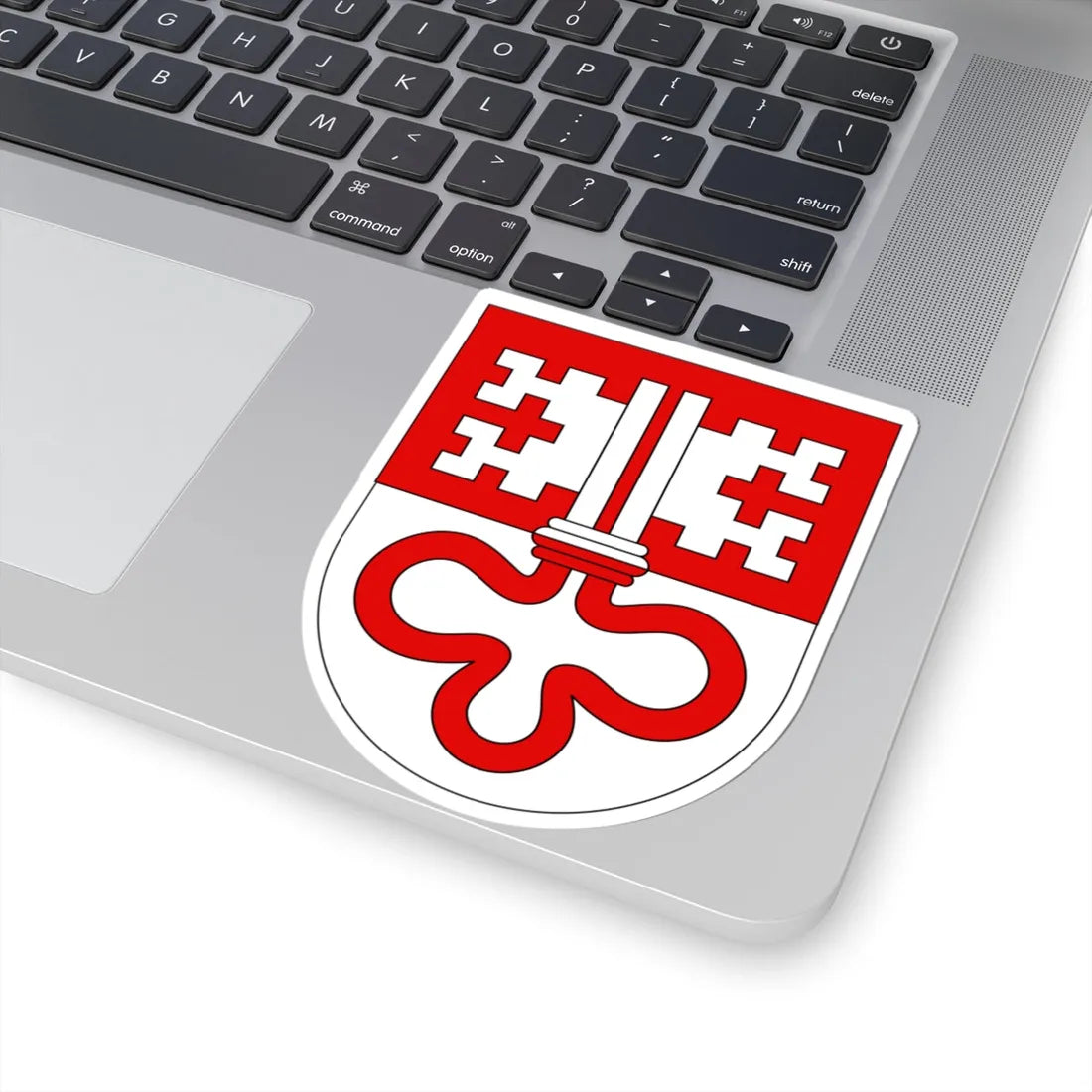 Wappen Unterwalden alt (Switzerland) (Coat of Arms) STICKER Vinyl Kiss-Cut Decal - The Sticker Space