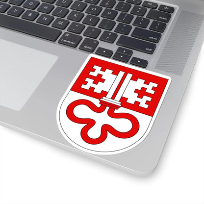 Wappen Unterwalden alt (Switzerland) (Coat of Arms) STICKER Vinyl Kiss-Cut Decal - The Sticker Space