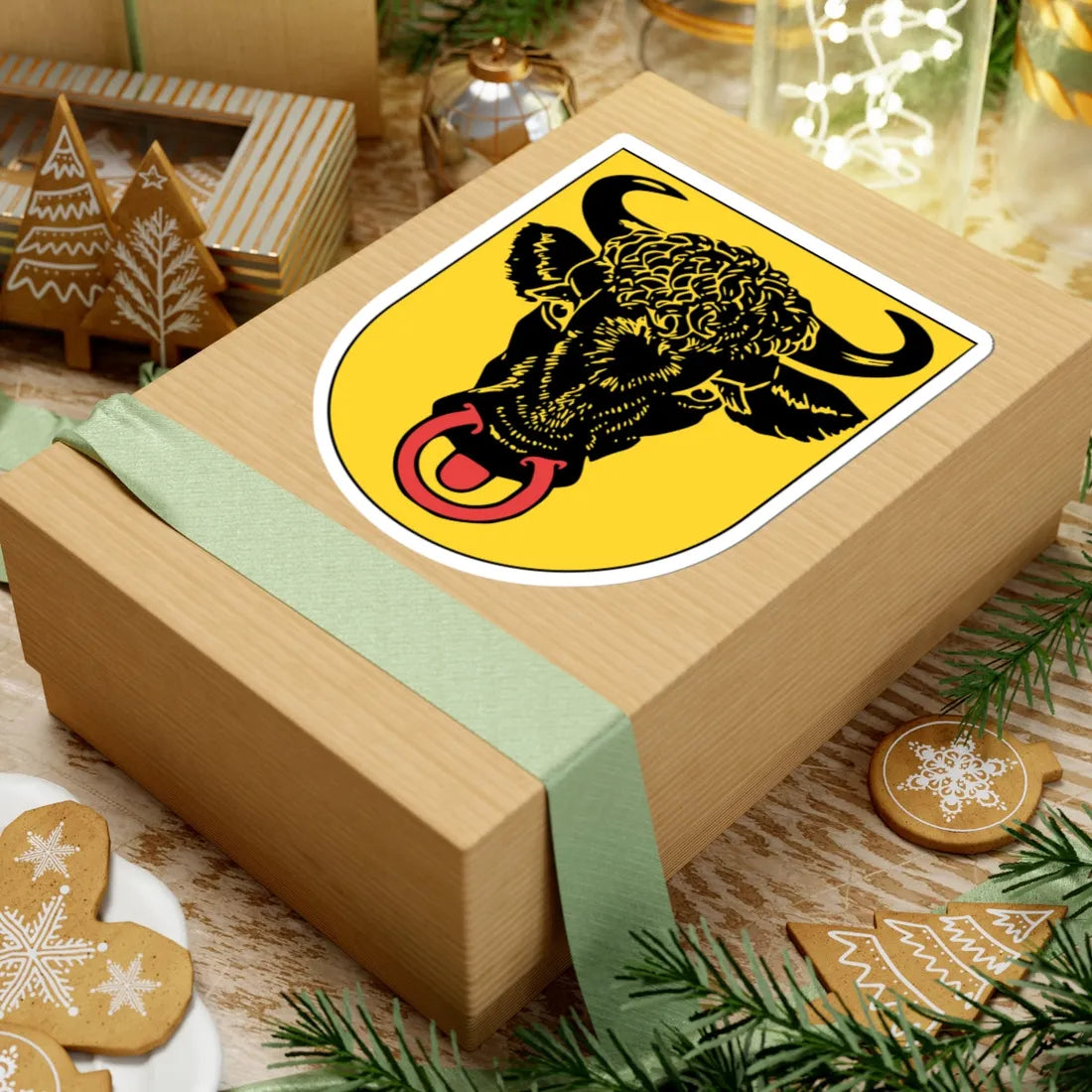 Wappen Uri 1948 (Switzerland) (Coat of Arms) STICKER Vinyl Kiss-Cut Decal - The Sticker Space