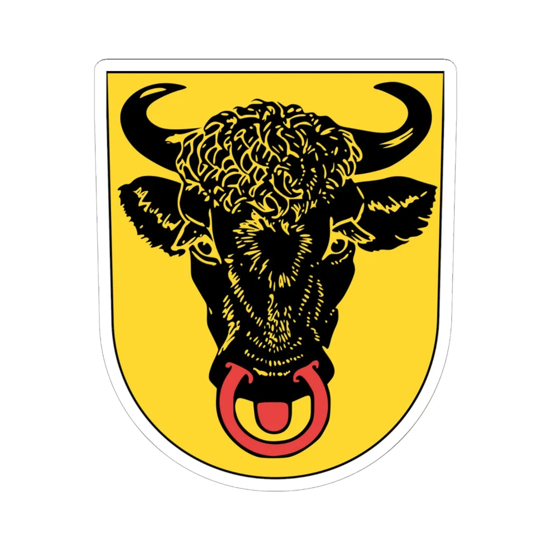 Wappen Uri 1948 (Switzerland) (Coat of Arms) STICKER Vinyl Kiss-Cut Decal - The Sticker Space