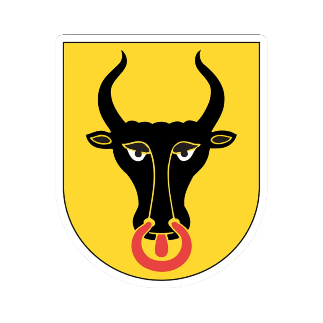 Wappen Uri alt (Switzerland) (Coat of Arms) STICKER Vinyl Kiss-Cut Decal 2 Inch White - The Sticker Space