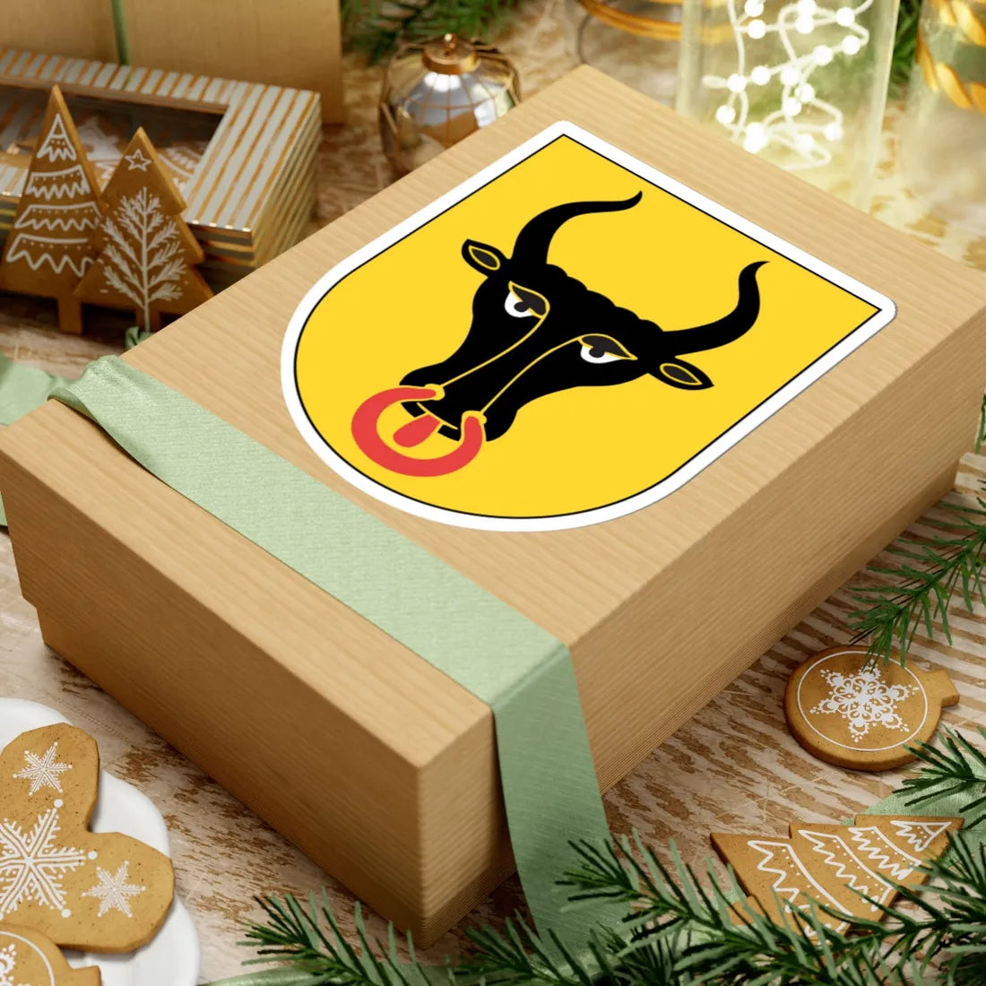 Wappen Uri alt (Switzerland) (Coat of Arms) STICKER Vinyl Kiss-Cut Decal - The Sticker Space