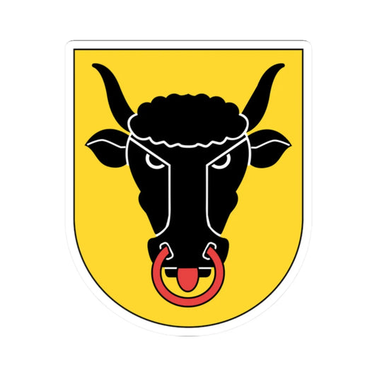 Wappen Uri matt (Switzerland) (Coat of Arms) STICKER Vinyl Kiss-Cut Decal 2 Inch White - The Sticker Space