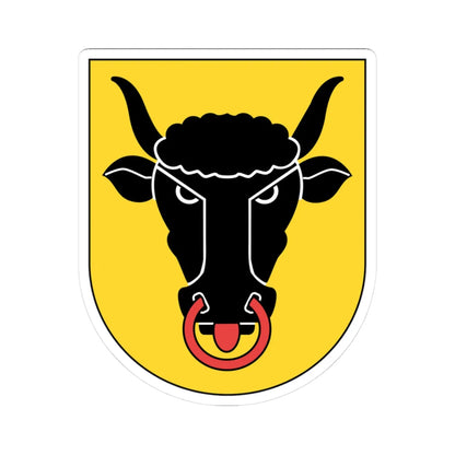 Wappen Uri matt (Switzerland) (Coat of Arms) STICKER Vinyl Kiss-Cut Decal 3 Inch White - The Sticker Space