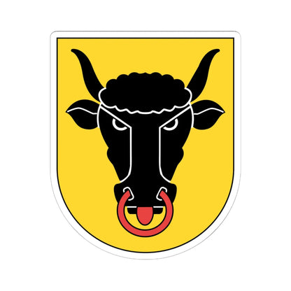 Wappen Uri matt (Switzerland) (Coat of Arms) STICKER Vinyl Kiss-Cut Decal 6 Inch White - The Sticker Space