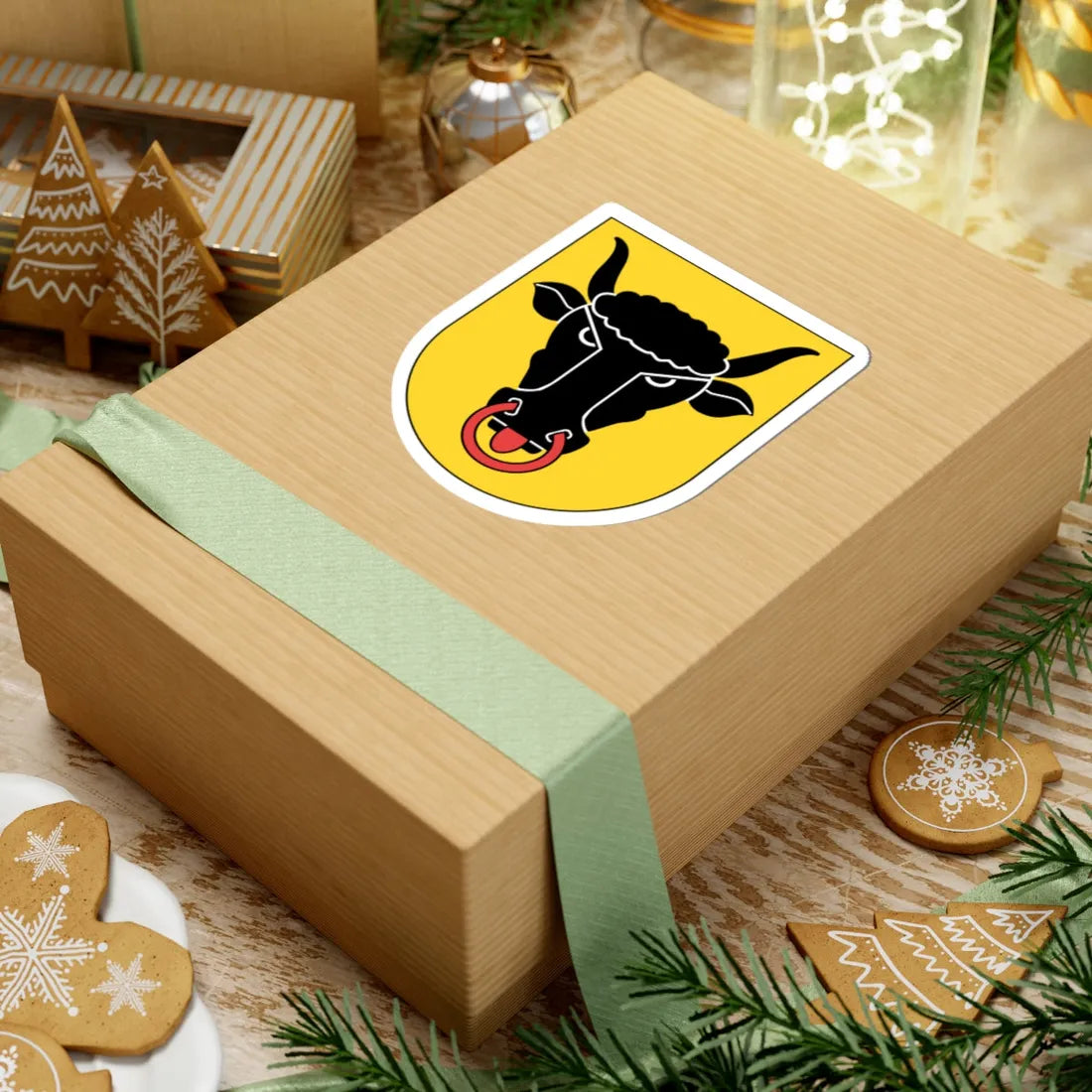 Wappen Uri matt (Switzerland) (Coat of Arms) STICKER Vinyl Kiss-Cut Decal - The Sticker Space