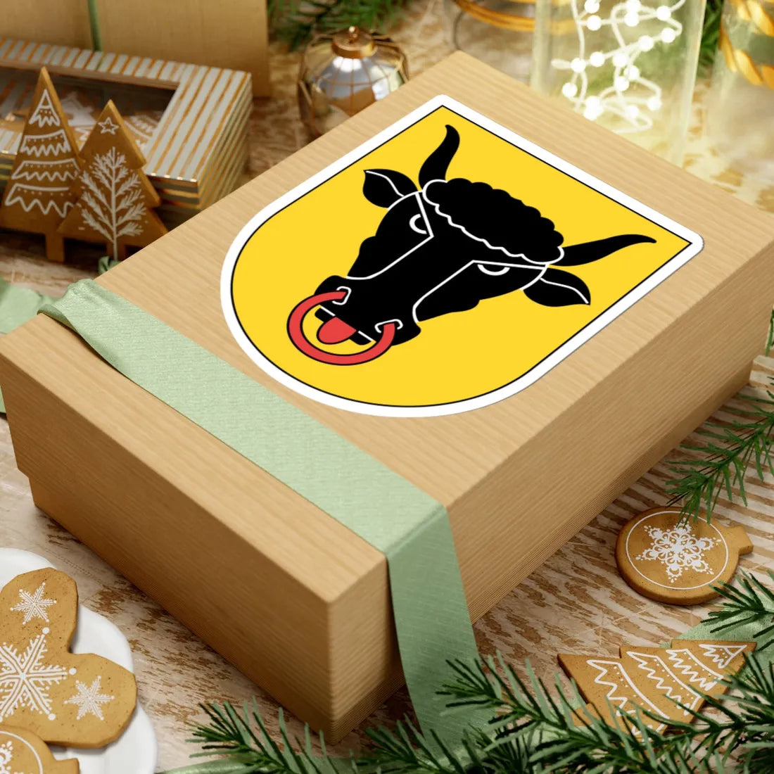 Wappen Uri matt (Switzerland) (Coat of Arms) STICKER Vinyl Kiss-Cut Decal - The Sticker Space