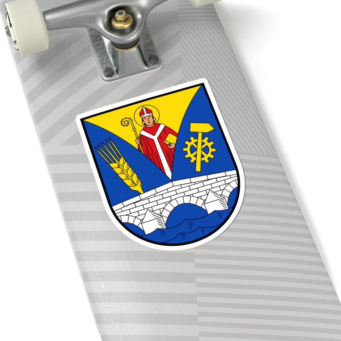 Wappen Vacha (Germany) (Coat of Arms) STICKER Vinyl Kiss-Cut Decal - The Sticker Space