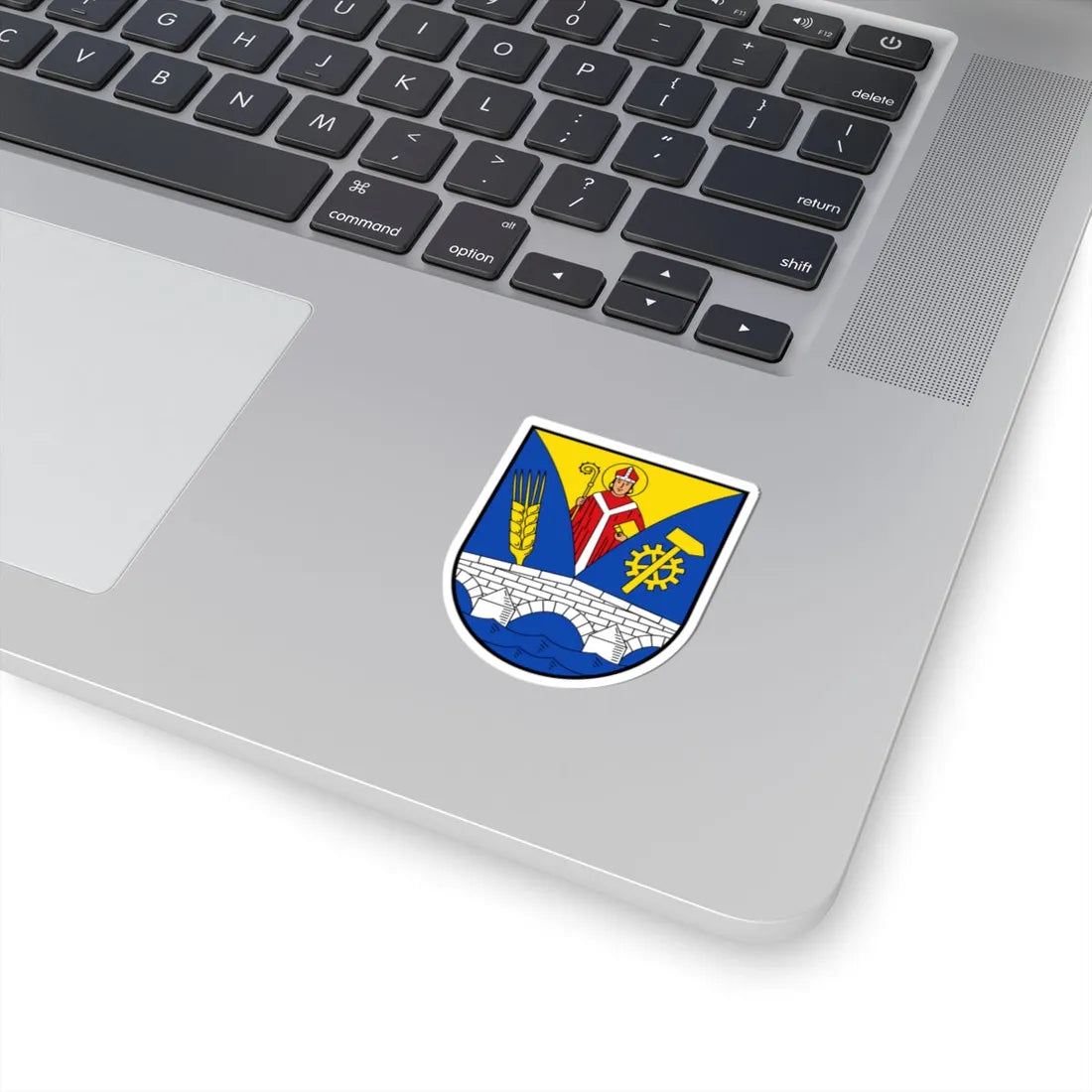 Wappen Vacha (Germany) (Coat of Arms) STICKER Vinyl Kiss-Cut Decal - The Sticker Space