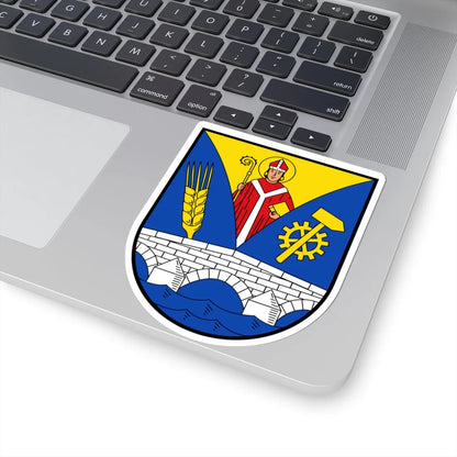 Wappen Vacha (Germany) (Coat of Arms) STICKER Vinyl Kiss-Cut Decal - The Sticker Space