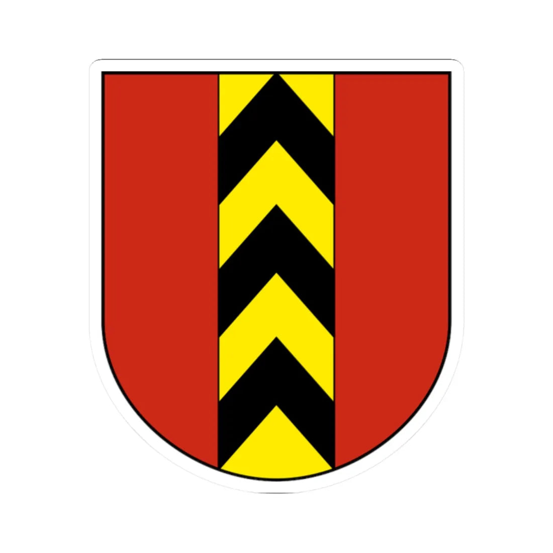 Wappen Valangin (Switzerland) (Coat of Arms) STICKER Vinyl Kiss-Cut Decal 2 Inch White - The Sticker Space