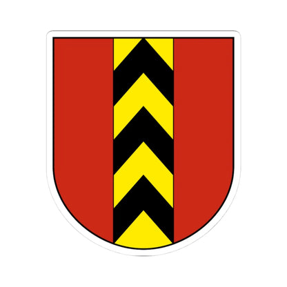 Wappen Valangin (Switzerland) (Coat of Arms) STICKER Vinyl Kiss-Cut Decal 3 Inch White - The Sticker Space