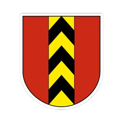 Wappen Valangin (Switzerland) (Coat of Arms) STICKER Vinyl Kiss-Cut Decal 4 Inch White - The Sticker Space