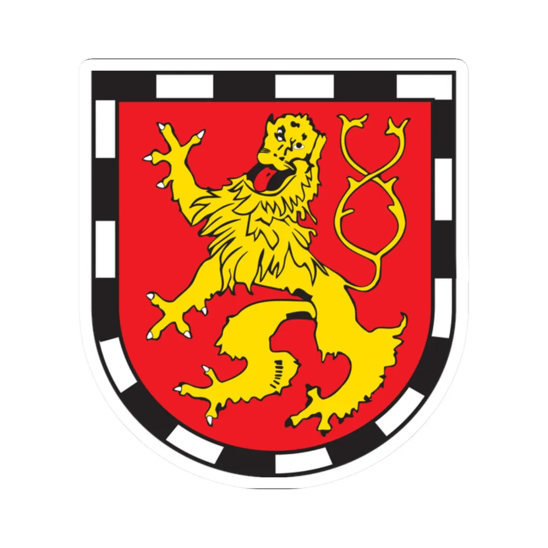 Wappen VG Altenkirchen (Germany) (Coat of Arms) STICKER Vinyl Kiss-Cut Decal 2 Inch White - The Sticker Space
