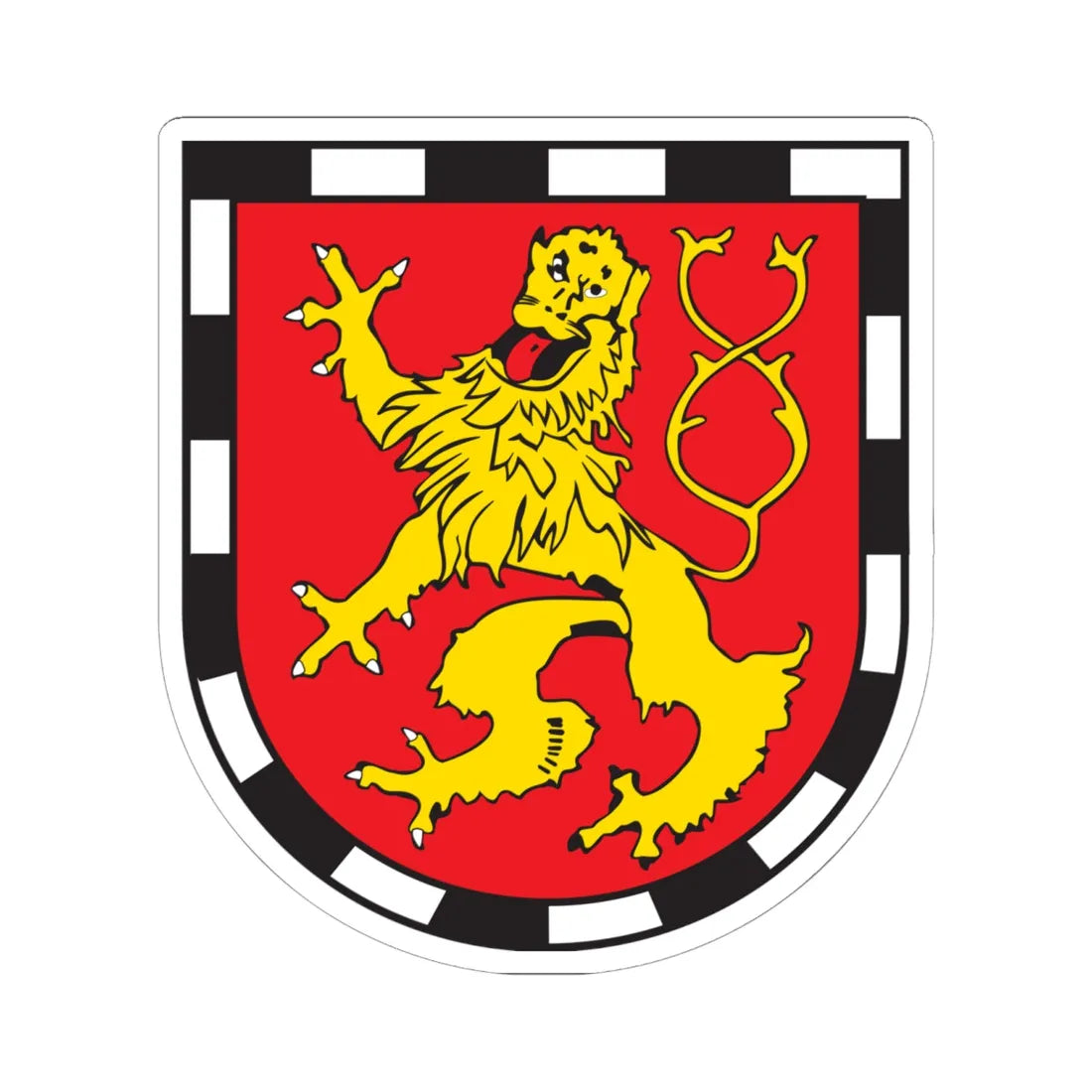 Wappen VG Altenkirchen (Germany) (Coat of Arms) STICKER Vinyl Kiss-Cut Decal 6 Inch White - The Sticker Space