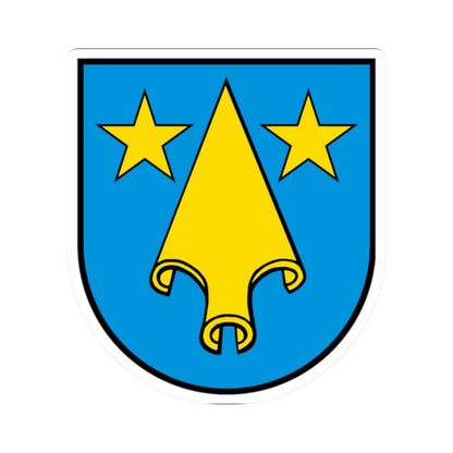 Wappen Villnachern AG (Switzerland) (Coat of Arms) STICKER Vinyl Kiss-Cut Decal - The Sticker Space