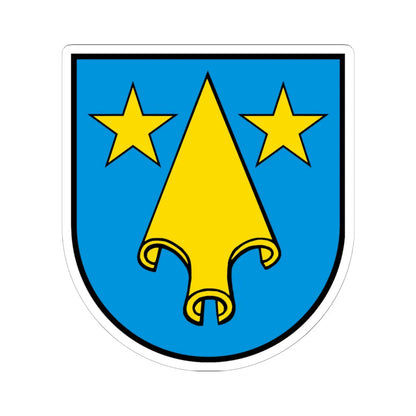 Wappen Villnachern AG (Switzerland) (Coat of Arms) STICKER Vinyl Kiss-Cut Decal - The Sticker Space
