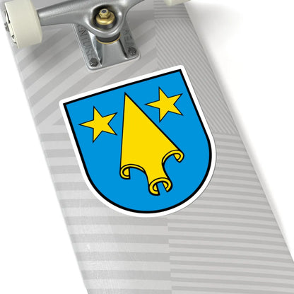 Wappen Villnachern AG (Switzerland) (Coat of Arms) STICKER Vinyl Kiss-Cut Decal - The Sticker Space