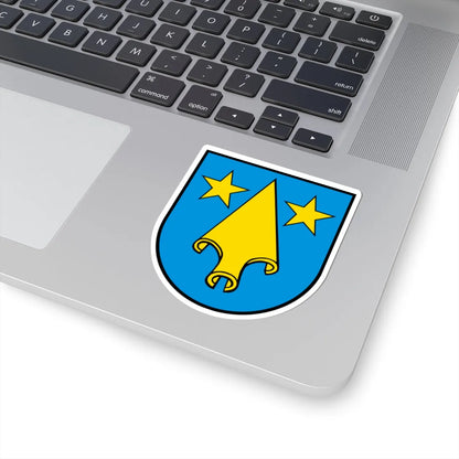 Wappen Villnachern AG (Switzerland) (Coat of Arms) STICKER Vinyl Kiss-Cut Decal - The Sticker Space