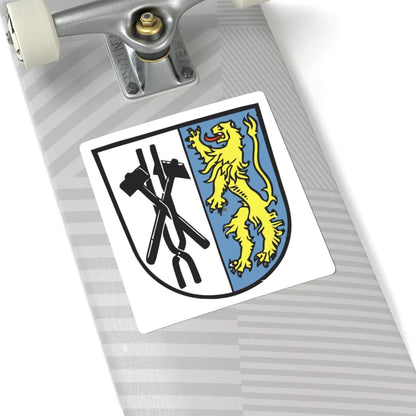 Wappen voelklingen (Germany) (Coat of Arms) STICKER Vinyl Kiss-Cut Decal - The Sticker Space