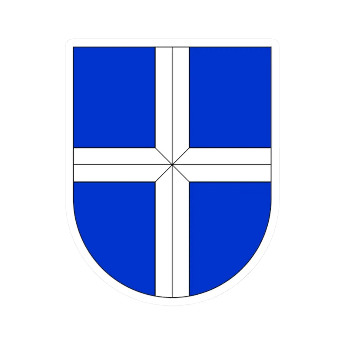 Wappen Vogtei Erlenbach (Switzerland) (Coat of Arms) STICKER Vinyl Kiss-Cut Decal 2 Inch White - The Sticker Space