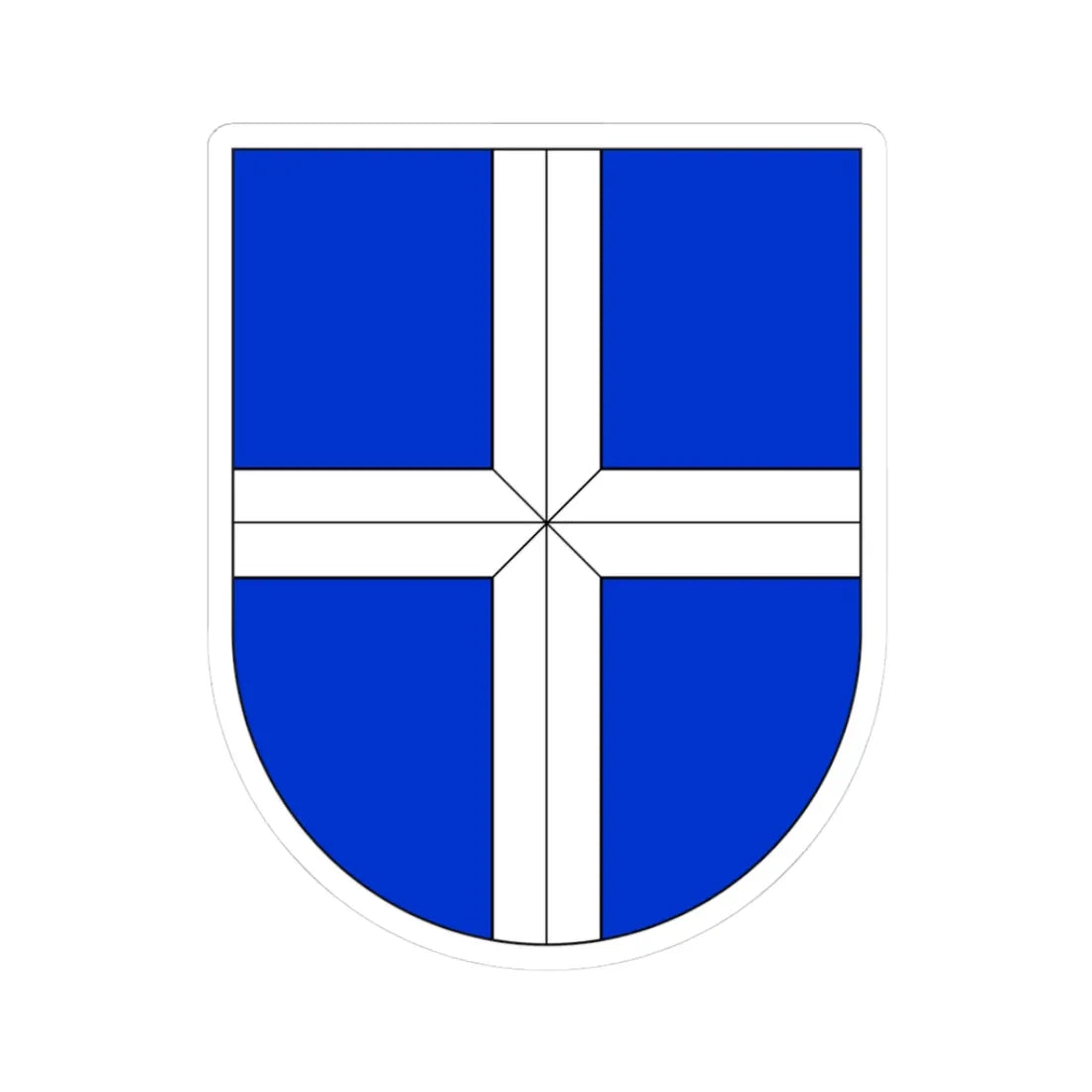 Wappen Vogtei Erlenbach (Switzerland) (Coat of Arms) STICKER Vinyl Kiss-Cut Decal 3 Inch White - The Sticker Space