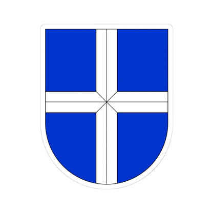 Wappen Vogtei Erlenbach (Switzerland) (Coat of Arms) STICKER Vinyl Kiss-Cut Decal 4 Inch White - The Sticker Space