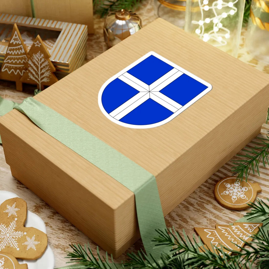 Wappen Vogtei Erlenbach (Switzerland) (Coat of Arms) STICKER Vinyl Kiss-Cut Decal - The Sticker Space