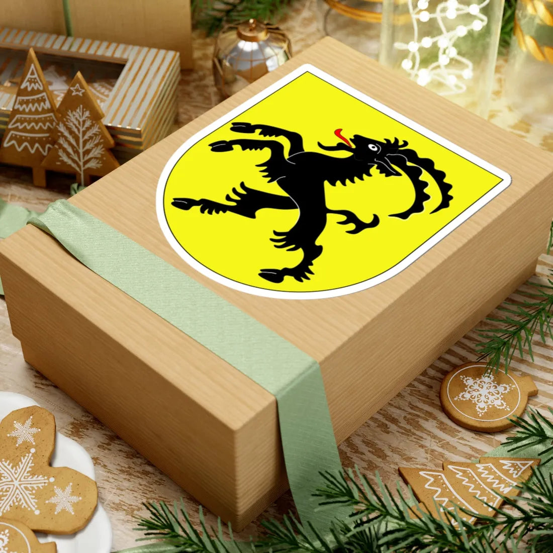 Wappen Vogtei Rheintal (Switzerland) (Coat of Arms) STICKER Vinyl Kiss-Cut Decal - The Sticker Space