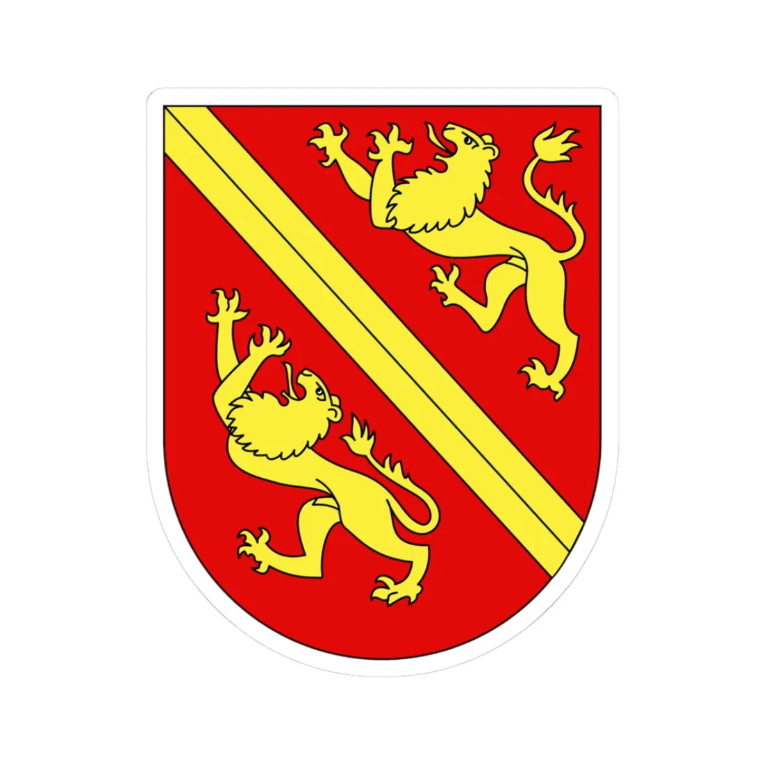 Wappen Vogtei Thurgau (Switzerland) (Coat of Arms) STICKER Vinyl Kiss-Cut Decal - The Sticker Space