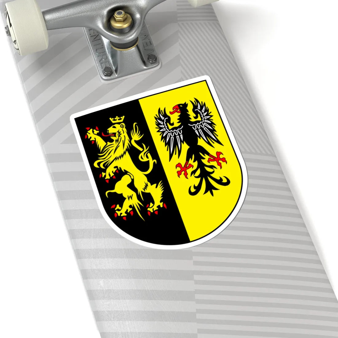 Wappen Vogtlandkreis (Germany) (Coat of Arms) STICKER Vinyl Kiss-Cut Decal - The Sticker Space
