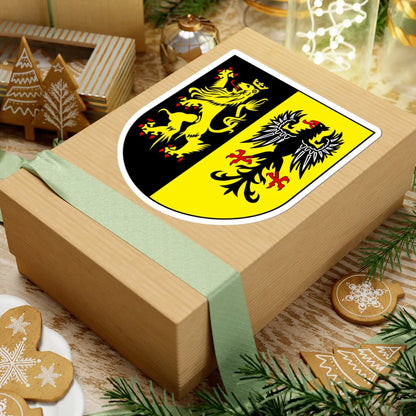 Wappen Vogtlandkreis (Germany) (Coat of Arms) STICKER Vinyl Kiss-Cut Decal - The Sticker Space