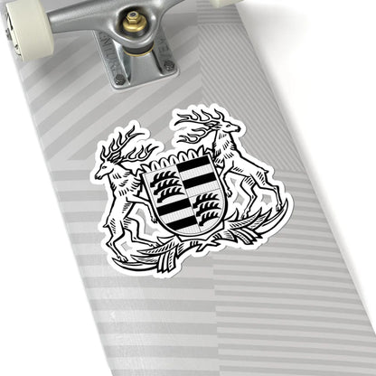 Wappen Volksstaat Württemberg SW (Germany) (Coat of Arms) STICKER Vinyl Kiss-Cut Decal - The Sticker Space