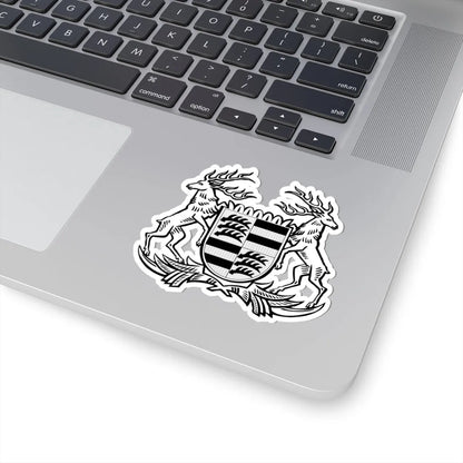 Wappen Volksstaat Württemberg SW (Germany) (Coat of Arms) STICKER Vinyl Kiss-Cut Decal - The Sticker Space